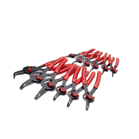 Urrea Covertible Retaining Ring Plier Set 12Pc 360B